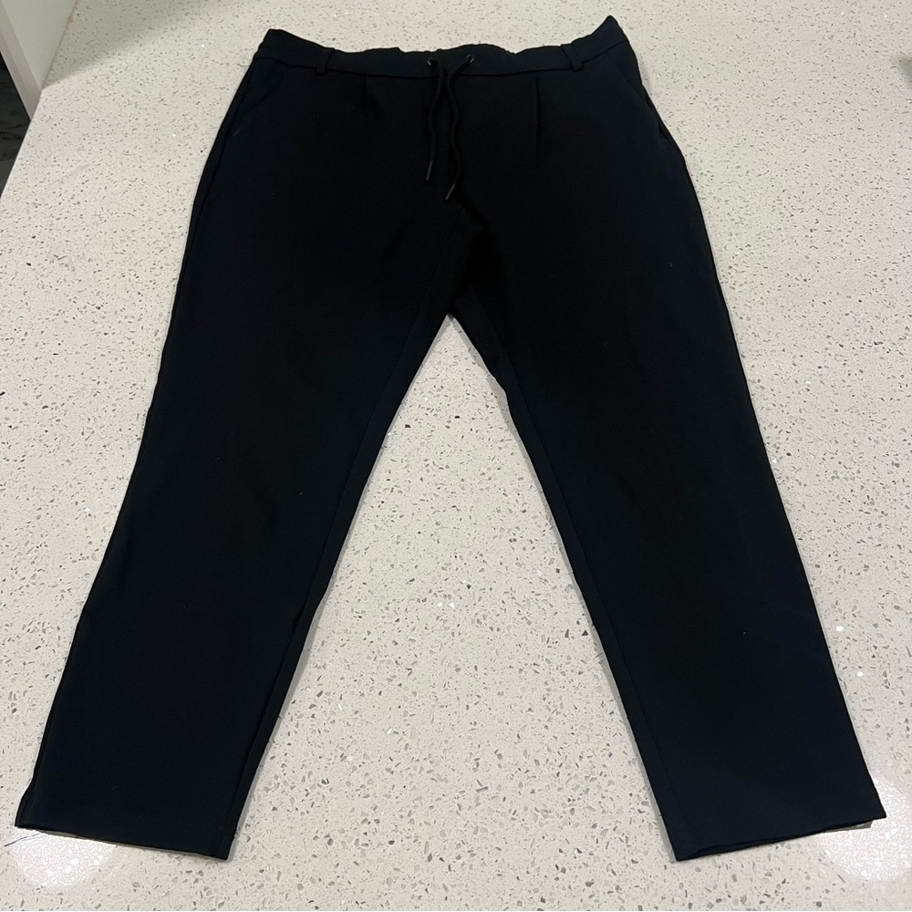 ONLY Women’s PopTrash Regular Fit Classic Trousers Black XL Super Soft! - Picture 8 of 15